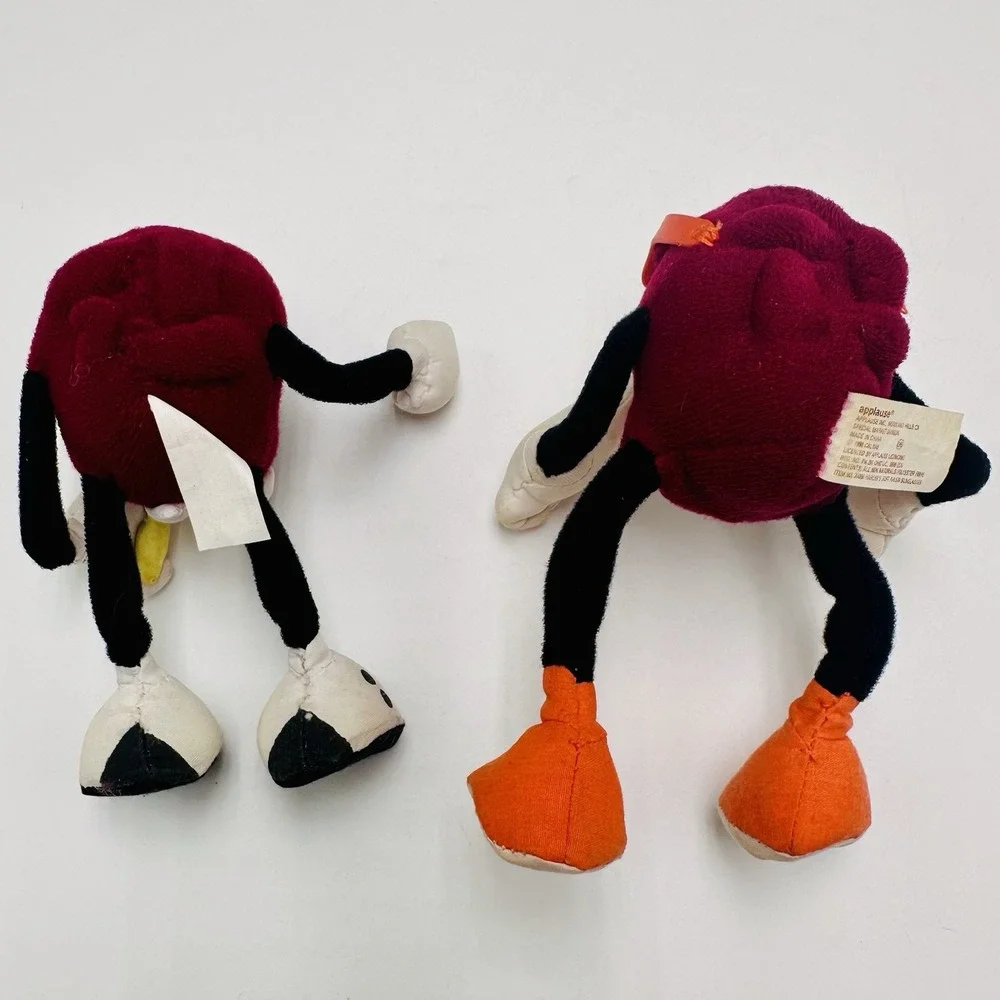 Vtg California Raisins Applause Hardee's Plush 1988 Set Of 3 Singers Microphone